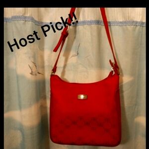 HOST PICK Rosetti Red Shoulder Handbag EUC